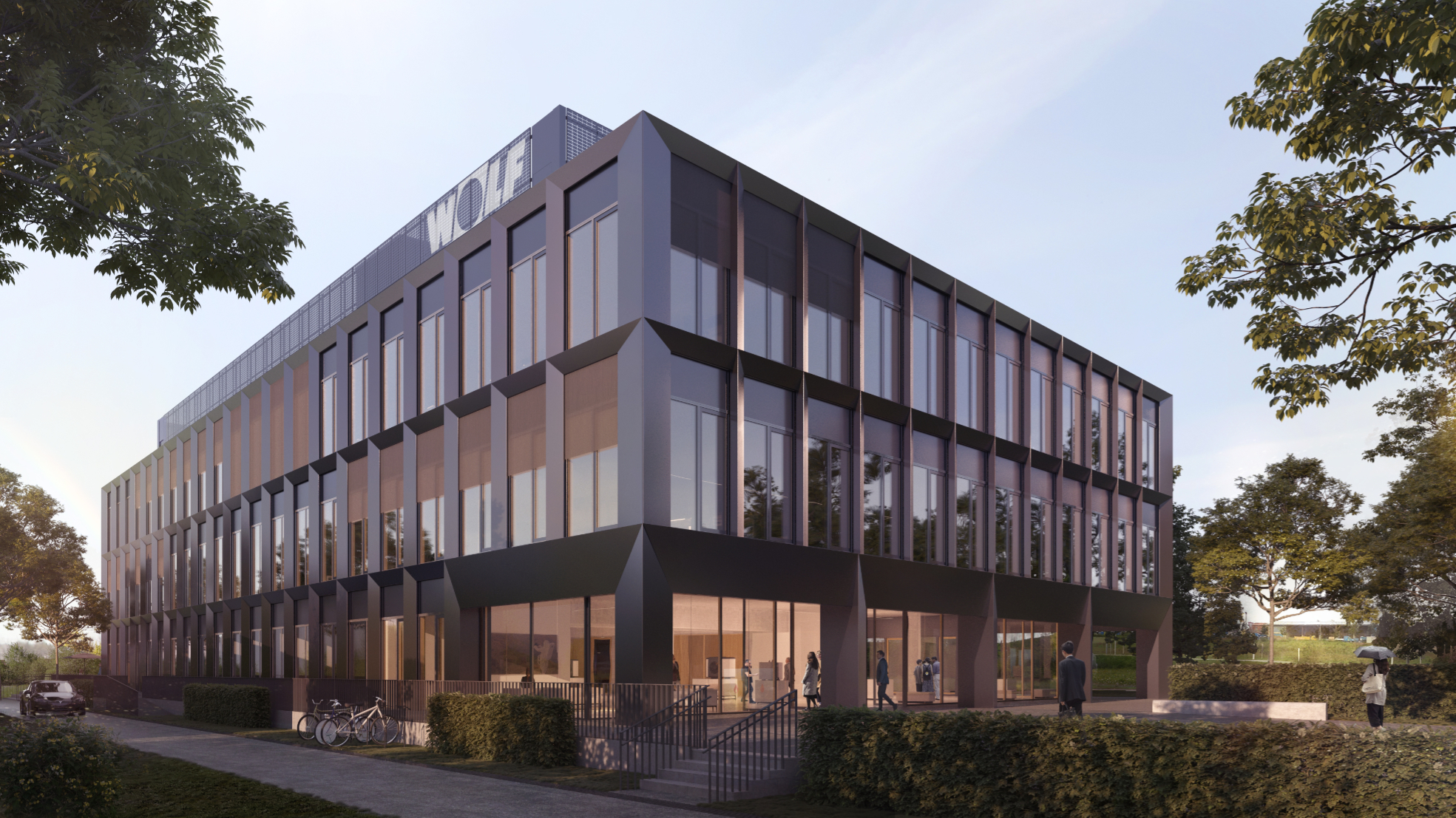 Rendering of the visitor center